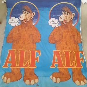 Vintage 1987 ALF Toddler Kids Sleeping Bag AS IS